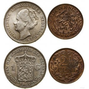 Die Niederlande, Los von 2 Münzen, Utrecht