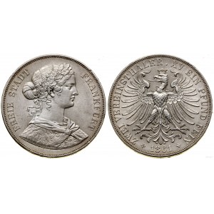 Deutschland, zwei Dollar = 3 1/2 Gulden, 1861, Frankfurt