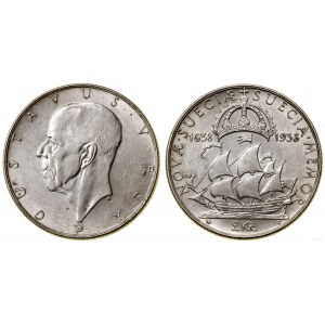 Szwecja, 2 korony, 1938, Sztokholm
