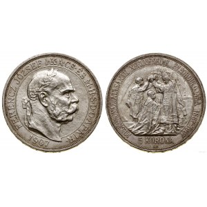 Ungarn, 5 Kronen, 1907 KB, Kremnica