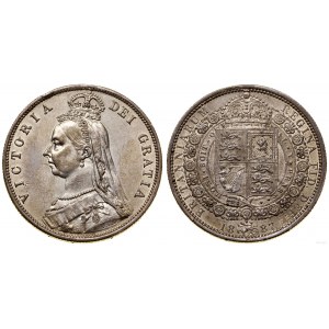 Vereinigtes Königreich, 1/2 Krone, 1887, London