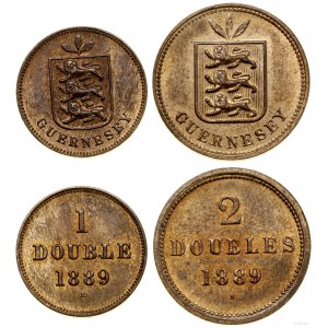 Vereinigtes Königreich, Satz von 4 Münzen, 1889 H, Birmingham