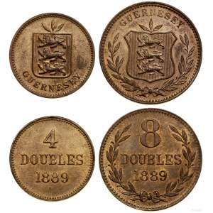 Vereinigtes Königreich, Satz von 4 Münzen, 1889 H, Birmingham