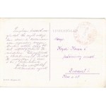 1929 Balaton, Üdvözlet a Magyar Tengerről! Balatonparti Villatelkek térképen. Turisztikai reklám s: Lukáts Kató (EK...