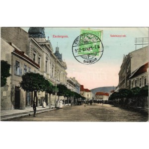 1912 Esztergom, Széchenyi tér. Grószner B. kiadása, TCV card
