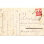 1917 Hajdúszovát, Fő tér, üzlet. Leitner Herman kiadása (fl)