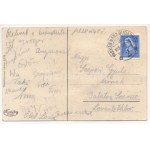 1932 Visegrád, autós kirándulás - leporellolap 10 kis képpel (fl) + PARKAN-NANA BUDAPEST 2...