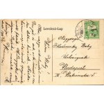 1913 Arad, Kossuth park este / park at night (EK)
