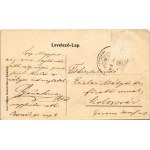 1910 Borszék, Borsec; Borpatak völgye a Bagolyvárból. Soós kiadása / Valea Borcutului / valley. Art Nouveau, floral (Rb...