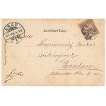 1901 Félixfürdő, Baile Felix; Hő forrás. Szecessziós litho keret, Sonnenfeld Adolf kiadása / water spring...