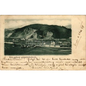 1899 (Vorläufer) Kissebes, Poieni (Kolozs); Gránitkőbányák / granite quarry, mine (EK)