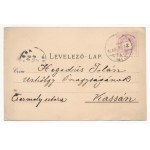 1896 (Vorläufer) Alsótátrafüred, Tátrafüred, Unter-Schmecks, Dolny Smokovec (Tátra, Magas Tátra, Vysoké Tatry)...