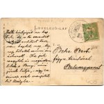 1906 Borosznófürdő, Brusno-kúpele (Borosznó, Brusznó, Brusno); Lawn teniszpálya teniszezőkkel, Tornaépület, tornaterem...