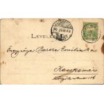 1905 Gánóc, Gansdorf, Gánóc-gyógyfürdő, Kúpele Gánovce, Gánovce; Budapest nyaraló / villa (kis szakadás / small tear...