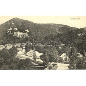 Kékkő, Blauenstein, Modry Kamen; Fő utca, vár / main street, castle