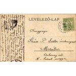 1907 Komárom, Komárnó; Szent András templom, Nádor utca, Leisz Nándor és Korén József üzlete. Czike Dénes kiadása ...