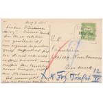 1915 Nagyszarva, Szarva, Velká Sarva, Rohovce (Pozsony); Illésházy kastély, kegykép / castle, icon + POSTAI ÜGYN...