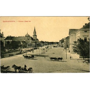 Nagykikinda, Kikinda; Ferenc József tér. W.L. Bp. 2129. 1911-13. / square