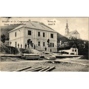 1909 Zalánkemén, Szalánkemén, Alt-Slankamen; II. szálloda, templom / hotel, church