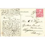 1912 Imst (Tirol), Vom Burgstall bei Arzl aus. Künstler-Heliocolorkarte No. 2970. von Ottmar Zieher s: M...
