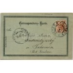 1898 (Vorläufer) Plzen, Pilsen; K. K. Postamt, Ringplatz, Turnhalle, Kopecky Promenade, Isr. Tempel / post office...