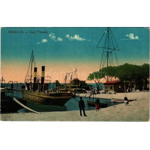Ismailiyah, Ismailia; Lac Timsah / Timsah Lake, EDMOND steamship (fa)