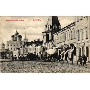 1908 Pskov, Velikolukskaya Ulitsa / street, shop (EK)