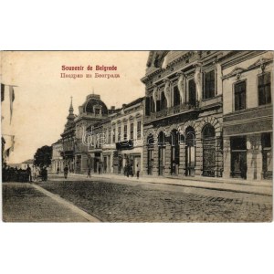 Belgrade, Beograd; Street, shop (fa)