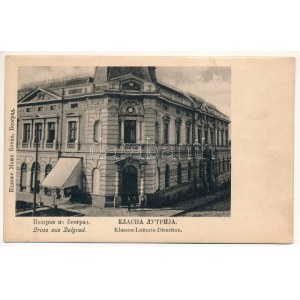 Belgrade, Beograd; Klassen Lotterie Direction / class lottery directorate