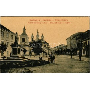 Ivano-Frankivsk, Stanislawów, Stanislau; Kosciól parafialny rz. kat. / Röm. kat. Kirche ...