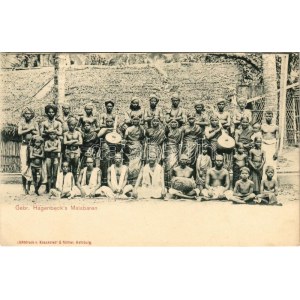 Gebr. Hagenbeck's Malabaren / Emberi állatkert, cirkuszi látványosság, indiaiak / human zoo, circus, Indian people (EK...