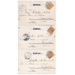 1899 (Vorläufer) Gruss aus.. Finoman erotikus teljes képeslap sorozat 12 db képeslappal: öltözködő hölgy ...
