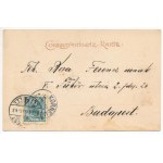 1903 Korneuburg, Feldmassiges Wasserreservoir, K. und K. Eisenbahn- und Telegrafen Regiment / Cs. és kir...