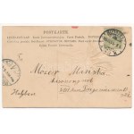 1905 Üdvözlet a Krampusztól! Dombornyomott / Krampus greeting, embossed