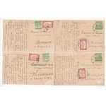 C. W. Barber - 12 db régi amerikai művész képeslap hölgyekről / 12 pre-1925 American art postcards of ladies...