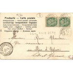 1903 Szecessziós hölgy / Art Nouveau lady litho