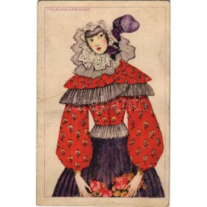 Viennese Art Nouveau / Mode. B.K.W.I. 131-4. s: Mela Koehler (r)