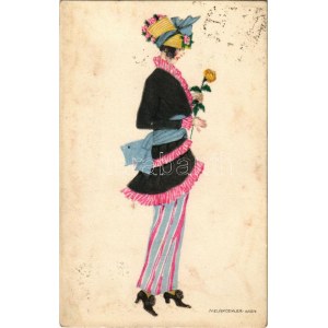 Viennese Art Nouveau / Mode. B.K.W.I. 188-1. s: Mela Koehler (r)