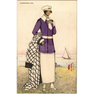 Viennese Art Nouveau / Mode. B.K.W.I. 187-3. s: Mela Koehler (r)