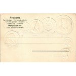 Transvaal. Postkarte mit Nationalflagge zur Information über internationales Münzwesen / Transvaal pénzérmék és zászló...