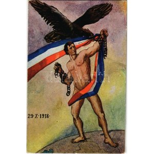 1918 Listopad 29., Odluka Hrvatskog sabora 1918. / Horvátország felszabadulása az Osztrák-Magyar Birodalomból ...