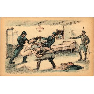 Megbecstelenítés. Fehérterror Magyarországon. Verlag der Arbeiter-Buchhandlung / White Terror in Hungary, left...