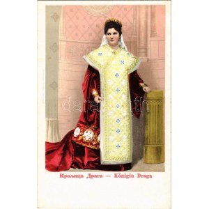 Königin Draga / Draga Masin Serbian Queen. Wilhelm Gerke