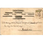 1902 Kellemes Pünkösdi ünnepeket. Dombornyomott csipkehatású litho / Pentecost greeting, embossed lace...