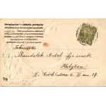 1905 Boldog húsvéti ünnepeket! Szecessziós dombornyomott nyúl úr / Easter greeting. Art Nouveau embossed Mr...