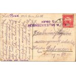 1916 Boldog újévet! Kéményseprők / New Year greeting, chimney sweepers. litho (EK)