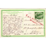 1916 Wappenschild und Krone des Mittleren Österreichischen Wappens / Austria-Hungary coat of arms and crown...
