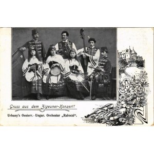 Gruss aus dem Zigeuner Konzert! Urbany's Oesterr.-Ungar. Orchester Rakoczi / Cigány zenekar ...