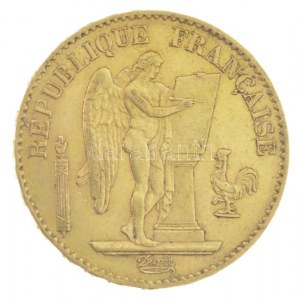 Franciaország 1877A 20Fr Au (6,47g/0.900) T:XF kis karc / France 1877A 20 Francs Au (6,47g/0.900) C:UNC...