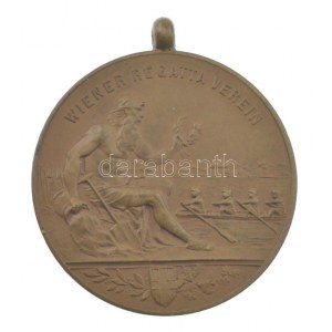 Ausztria 1911. Bécsi Regatta Egyesület / Bécsi Strom Regatta 1911. július 2. bronz díjérem füllel, hátoldalán II...